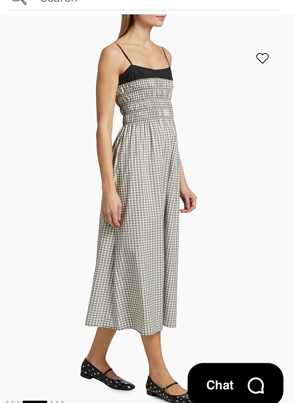 Rails Gingham Stretch-Cotton Midi-Dress - Picture 2 of 6